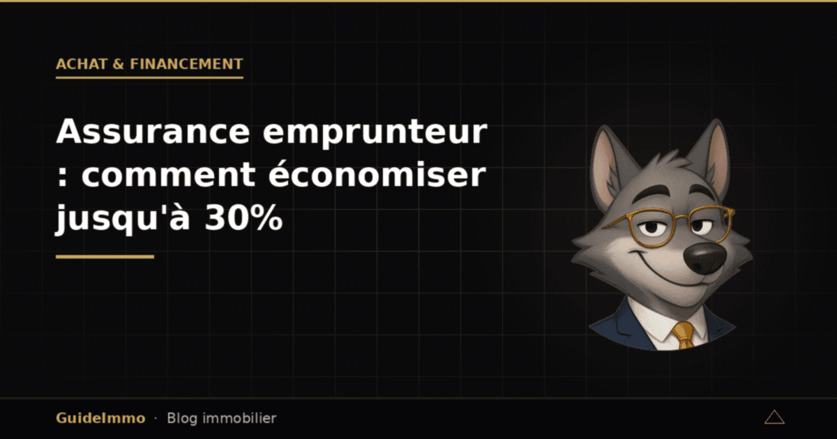 Assurance emprunteur : comment économiser jusqu'à 30%